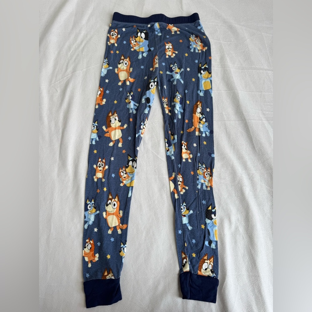 Little‎ Sleepies Bluey Pajama Pants Bottom 4T Bamboo Spandex Bingo soft cozy